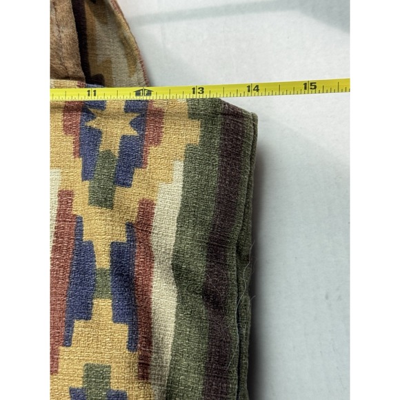 Tribal Boho Canvas Woven Southwestern Large Shoulder Tote Bag Purse - Picture 12 of 12